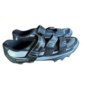 Shimano Mens Size 13 Cycling Shoes Black Gray SPD SH-M121G Mountain Biking shoes